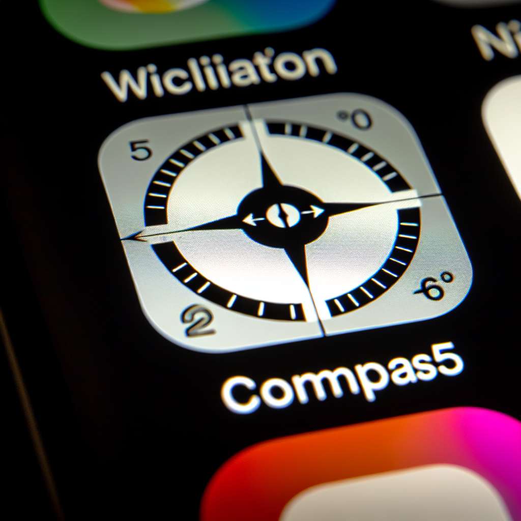 iPhone 15 Kompass Kalibrierung.