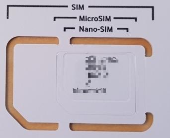 Multi Sim Karte - Perforierung