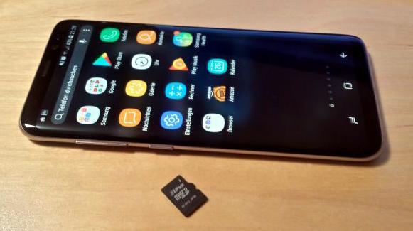 Samsung Galaxy S8 Micro SD Karte formatieren