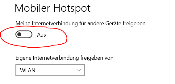 Mobiler Hotspot