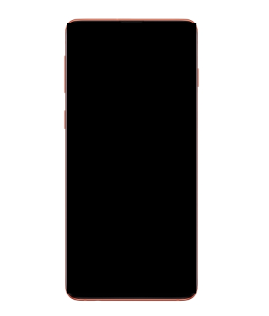 Smartphone Display schwarz