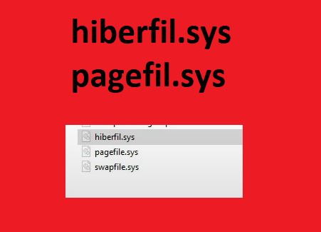 Hiberfil.sys und Pagefile.sys