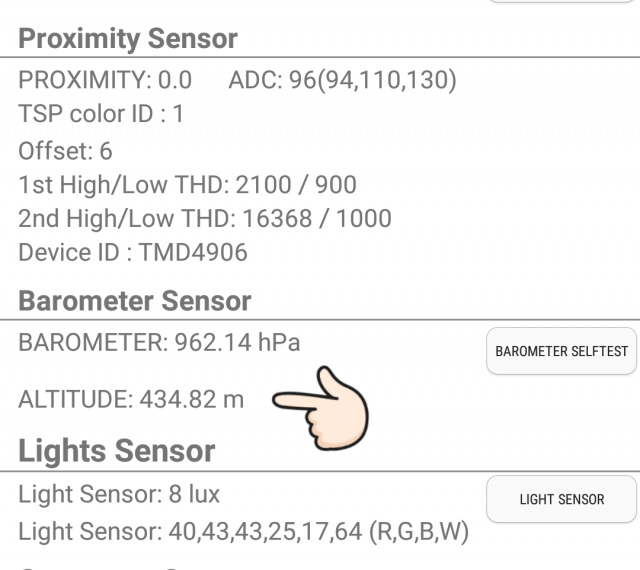 Barometer des Samsung Galaxy S8 nutzen