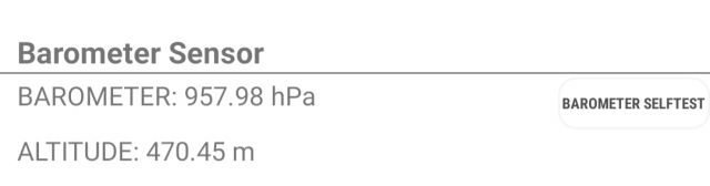 Barometer auf einem Samsung Smartphone anzeigen lassen