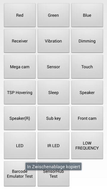 Samsung Galaxy S22 Service Menu