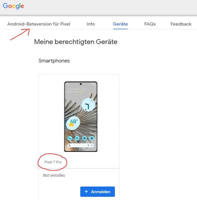 Android 14 Beta installieren
