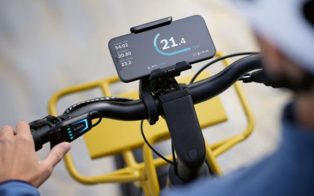 E-Bike in der Fahrt