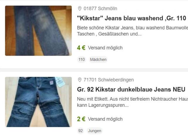 Kikstar Bekleidung