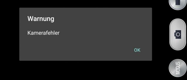 Kamera Fehler Samsung Galaxy S9