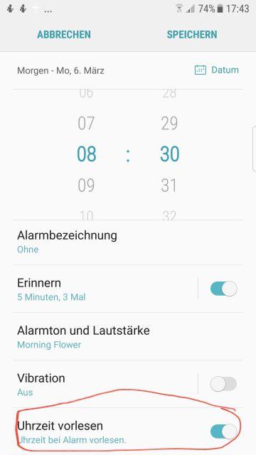 Wecker - Uhrzeit vorlesen lassen