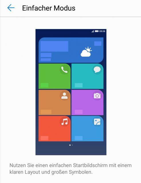 Einfacher Modus - Huawei P30 Pro