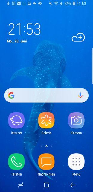 Samsung Galaxy Note 9 App Symbole Sehr Gross Verkleinern