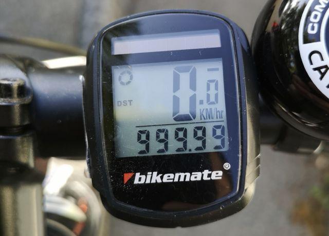 Bikemate Aldi Fahrradcomputer ODO blinkt