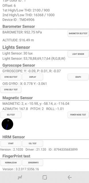 Geheimes Service Menü Samsung Galaxy A6