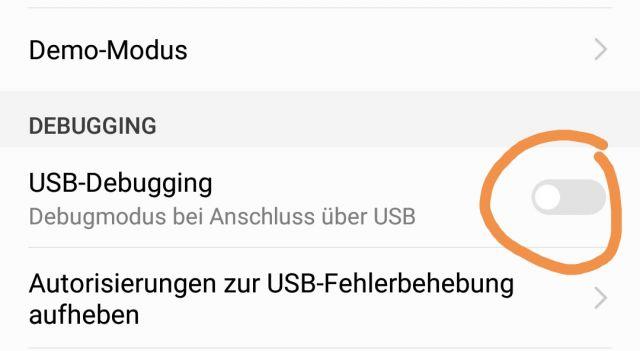 USB Debugging