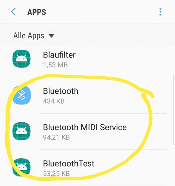 Bluetooth Zurücksetzen Note 9