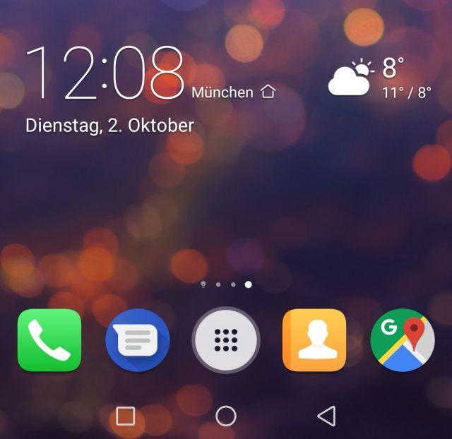 Huawei P20 Pro Accu Weather Widget
