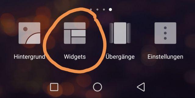 Android 10 Widget hinzufügen