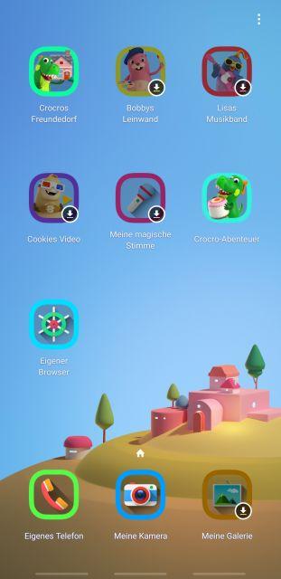 Samsung Galaxy S10 Kindermodus - Startbildschirm