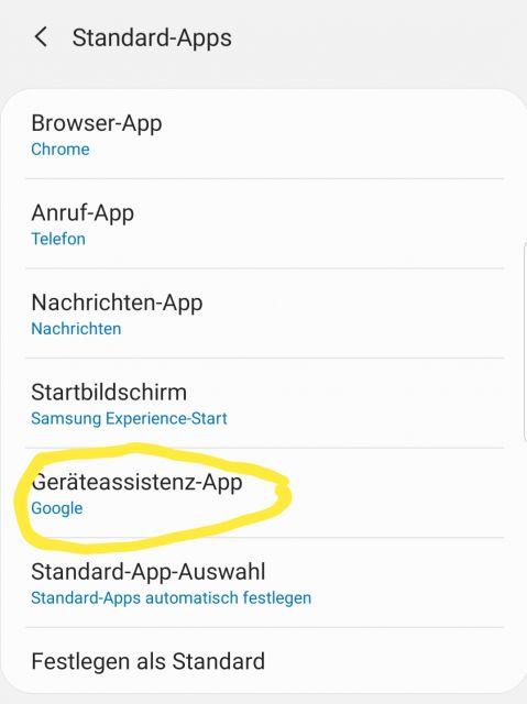 google assistant samsung s10