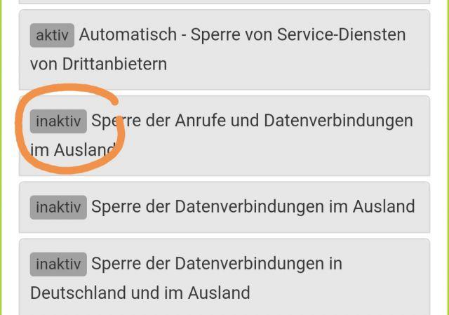 PremiumSim Im Ausland kein Netz