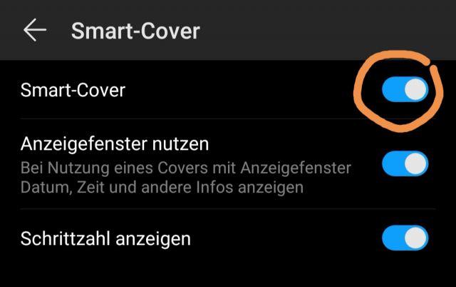Smart Cover aktivieren - Huawei P30 Pro
