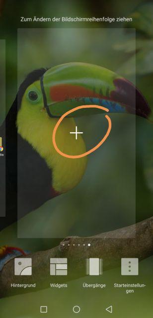 Neue Startbildschirmseite hinzufügen - Samsung Galaxy S20