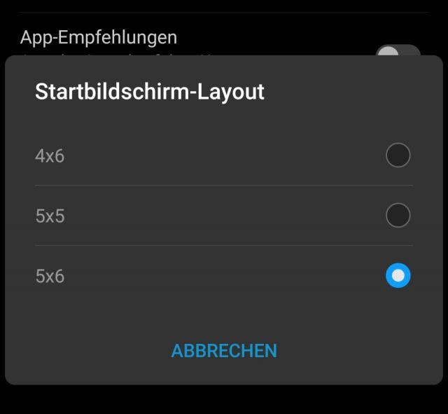 Startbildschirm Gitter hinzufügen - Huawei P30 Pro