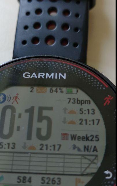 Garmin Forerunner 235 KIlometer Erinnerung aktivieren