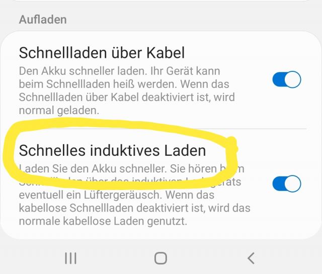 Schnelles Induktives Laden