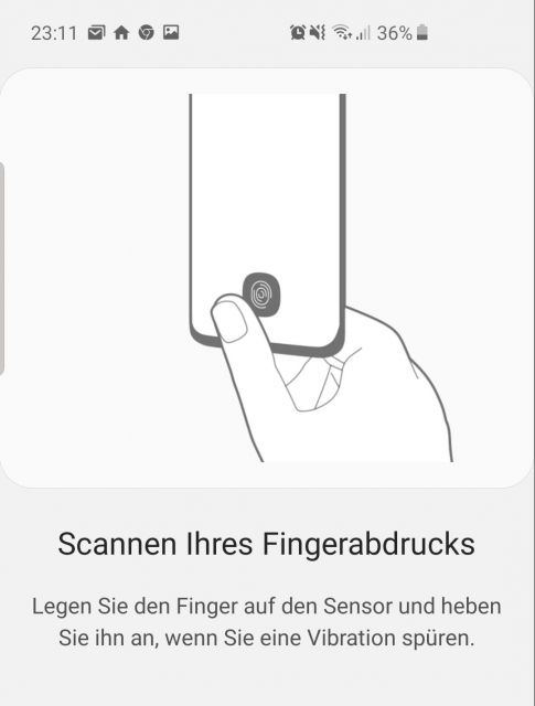 Fingerabdrucksensor