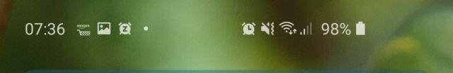 Statusleiste Icons