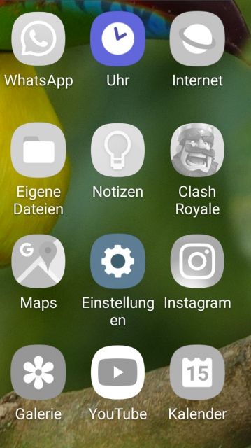 Samsung Galaxy S9 Spiele App Symbole Verschwunden Tipp