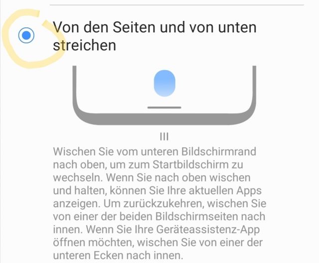 Gesten Navigation Android 10 aktivieren