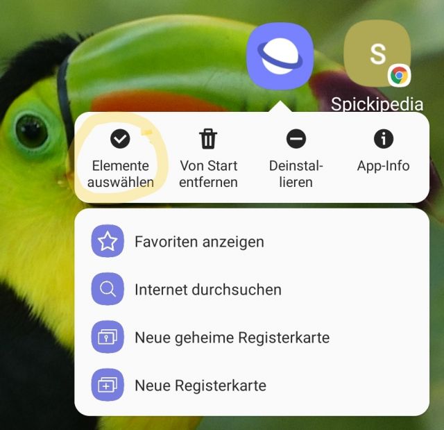 Mehrere Apps verschieben Android