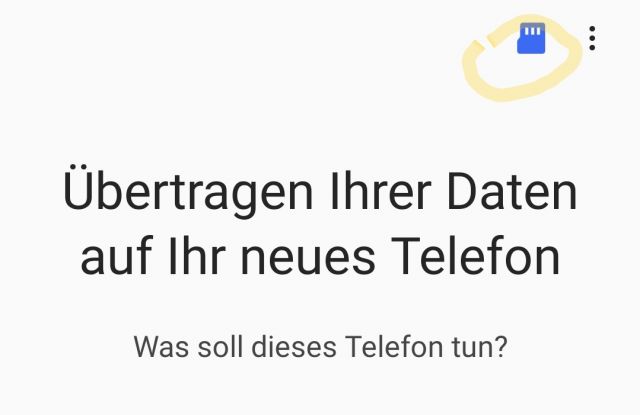 Daten übertragen