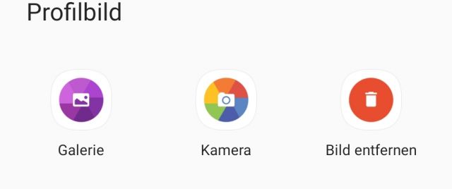 Profilbild ändern