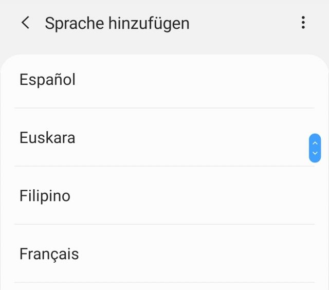 Sprache & Eingabe
