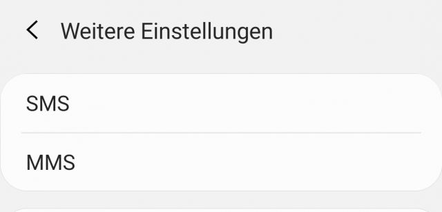 MMS Einstellungen