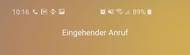 Eingehender Anruf