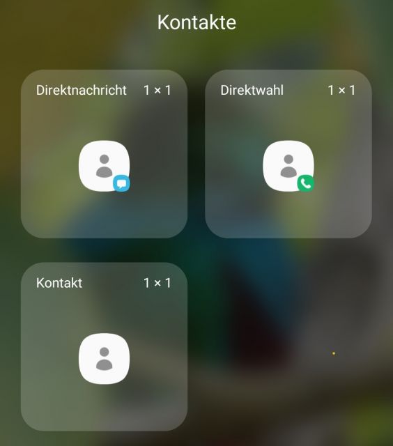 Kontakt Widget