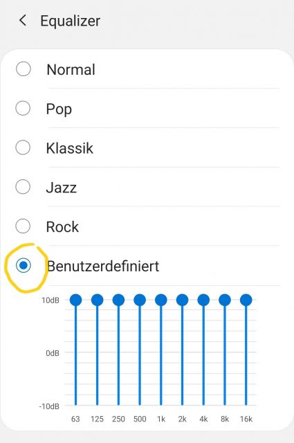 Equalizer Samsung