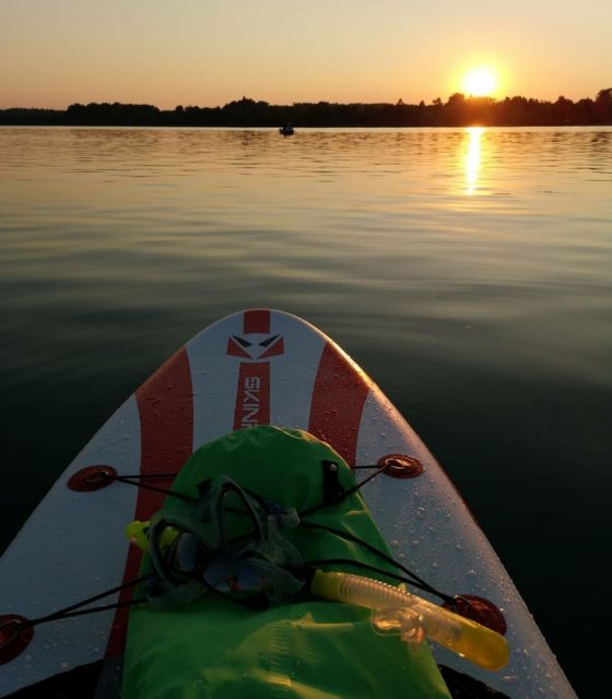 Auf dem Wasser SUP