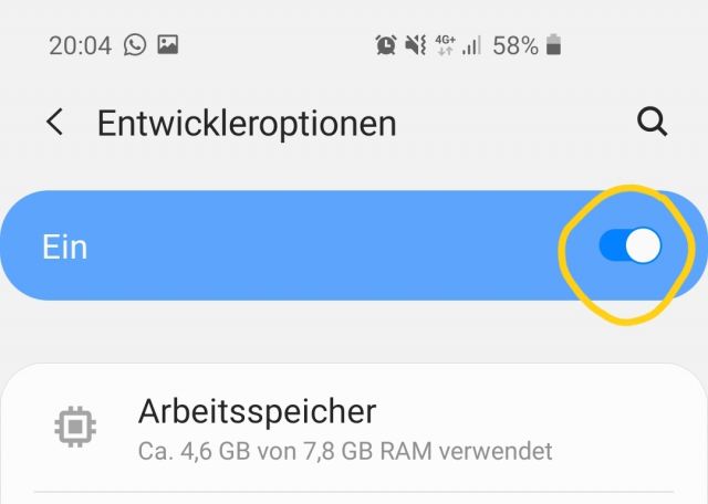 Samsung Galaxy S3 Entwickleroptionen Freischalten