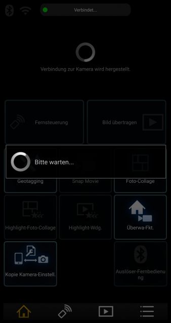 Panasonic Image App - Verbindung kann nicht hergestellt werden
