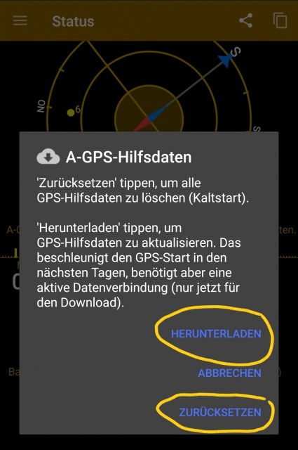 AGPS Daten Update