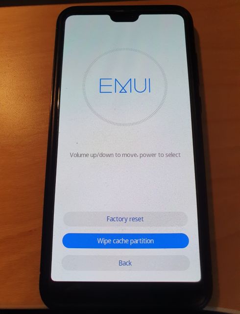 Wipe Cache Partition EMUI