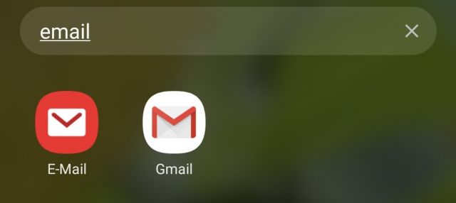 E-Mail App öffnen