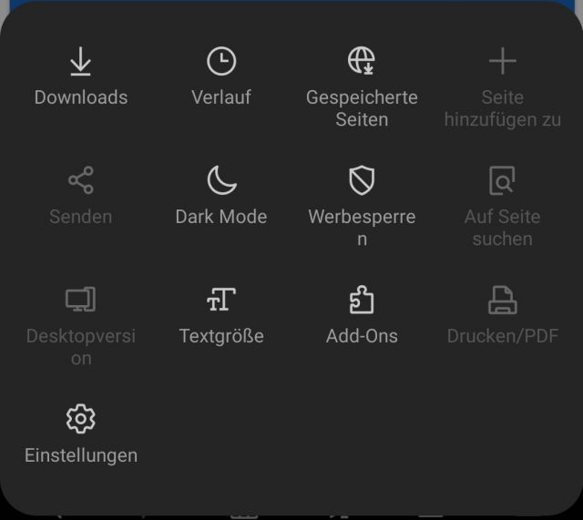 Browser Einstellungen