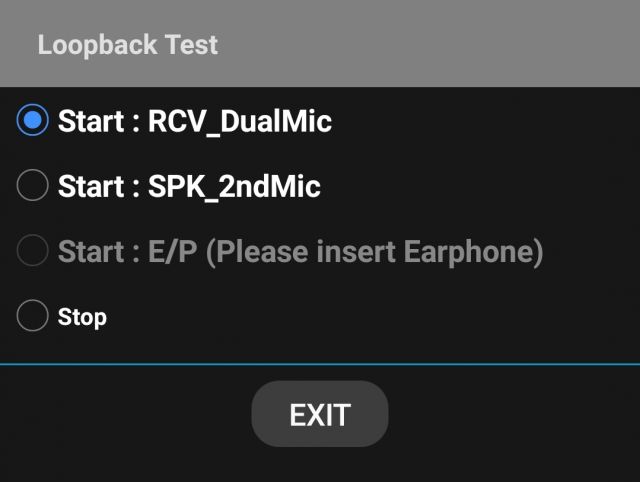 Loopback Test Samsung Galaxy